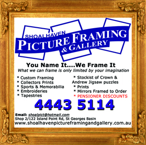 Click to visit the Shoalhaven Fine Art and Framing website